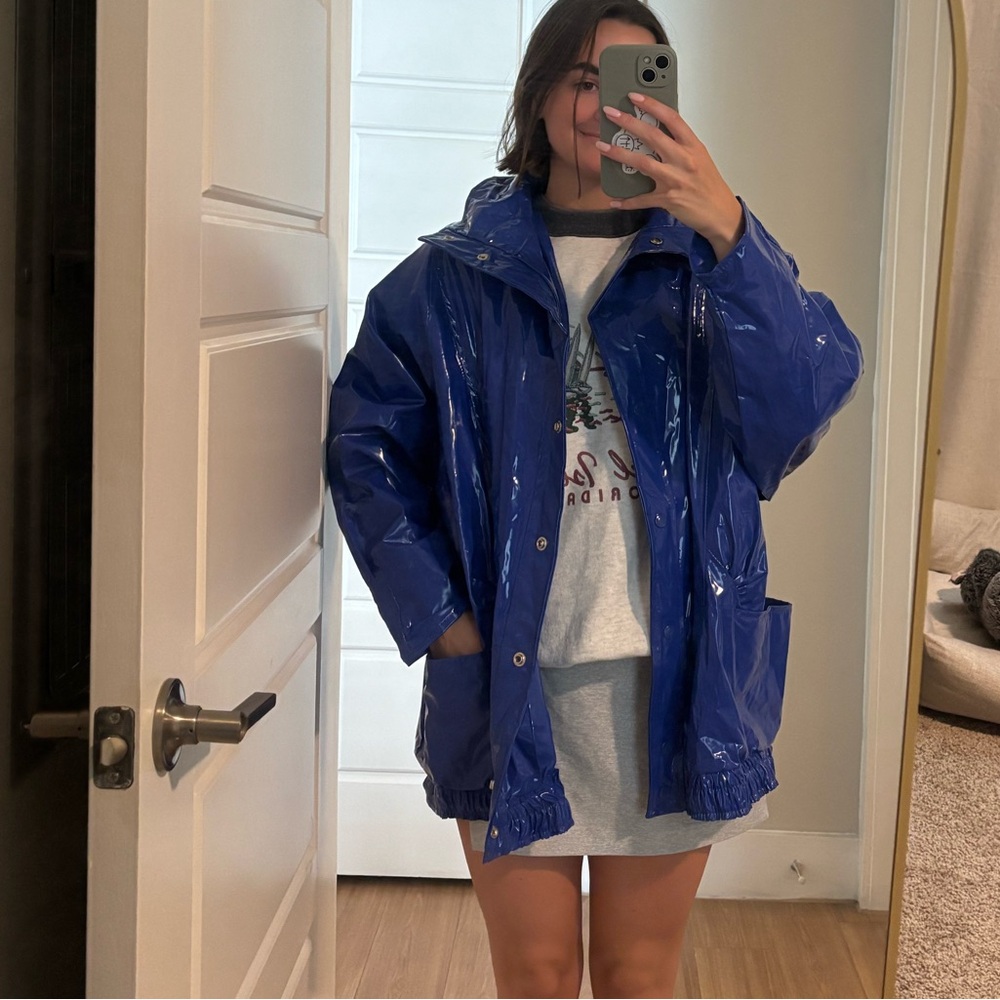 VINTAGE Kenn Sporn for Wippette Women's Shiny Blue Jacket